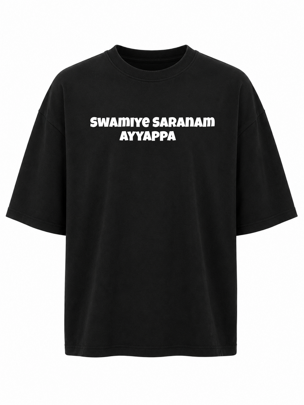 Ayyappa Soul Tree Oversize T Shirt + Veshti + Thundu ( COMBO )