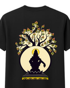 Ayyappa Soul Tree Round Neck T-Shirt Combo – T-Shirt + Veshti + Thundu
