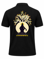 Ayyappa Soul Tree Polo T Shirt + Veshti + Thundu ( COMBO )