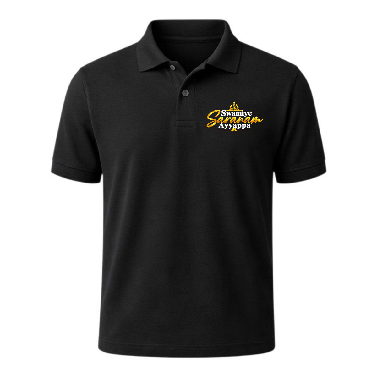 Ayyappa Wild Soul Polo T Shirt + Veshti + Thundu ( COMBO )