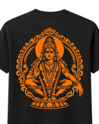Orange Devotion Oversize T Shirt + Veshti + Thundu ( COMBO )