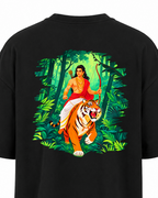 Green Warrior Ayyappa Oversize T Shirt + Veshti + Thundu ( COMBO )