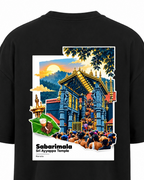 Sabarimala Yatra Black Oversize T-Shirt + Veshti + Thundu
