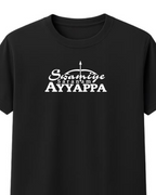 Sabarimala Yatra Black Round Neck T-Shirt + Veshti + Thundu (COMBO)