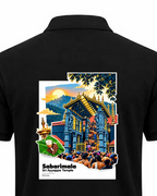 Sabarimala Yatra Black Polo T-Shirt + Veshti + Thundu (COMBO)