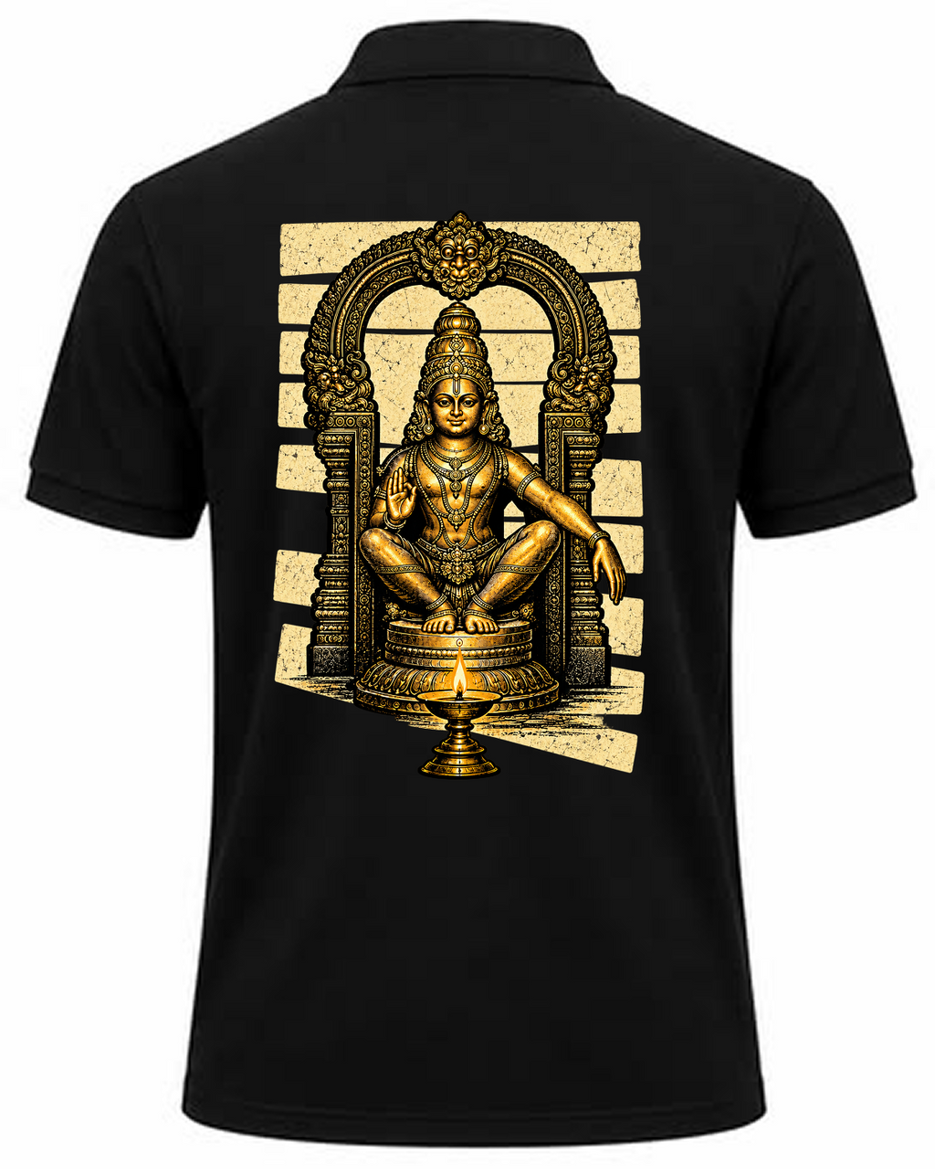 Pon Aandavan Polo T Shirt + Veshti + Thundu (COMBO)