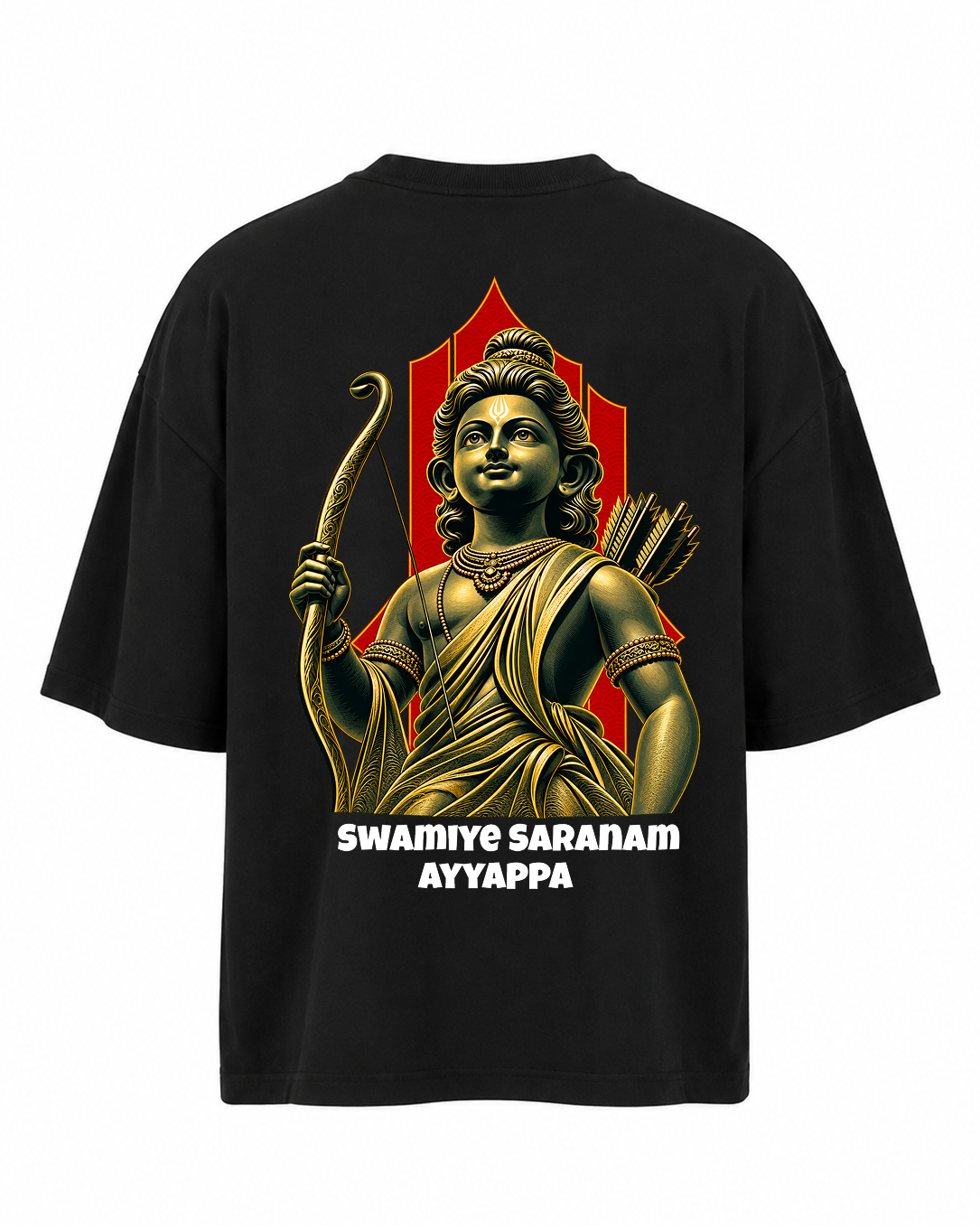 Ayyappa Maharaja Oversize T Shirt + Veshti + Thundu (COMBO)