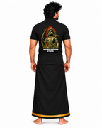 Ayyappa Maharaja Polo T Shirt + Veshti + Thundu (COMBO)