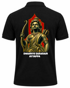 Ayyappa Maharaja Polo T Shirt + Veshti + Thundu (COMBO)