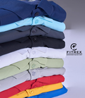 Fitrex Men’s Polo Plain Half Sleeve T-Shirt – FX021