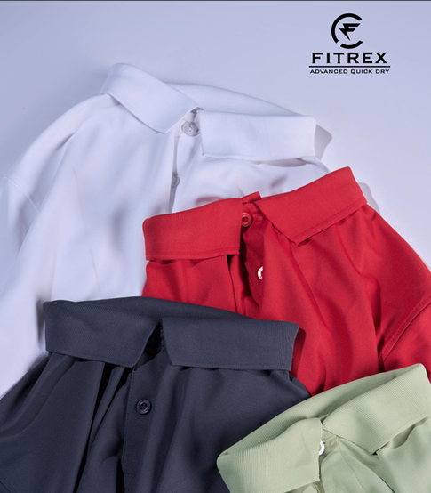 Fitrex Men’s Polo Plain Half Sleeve T-Shirt – FX021