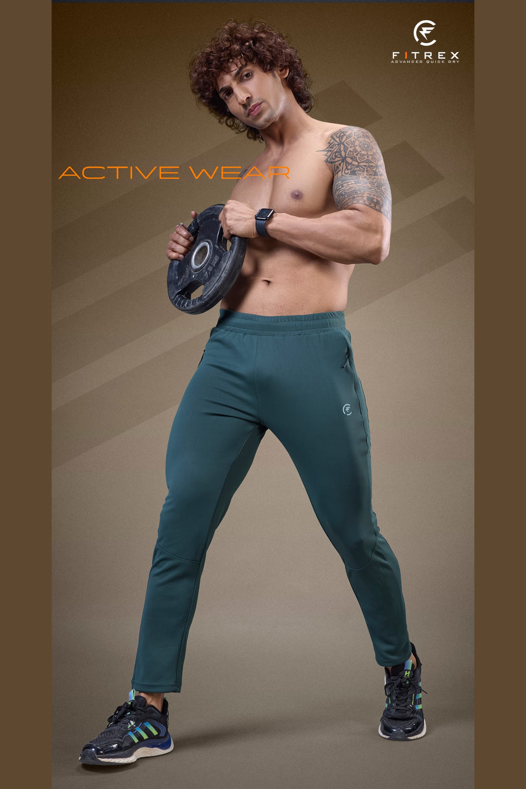 Fitrex Men's Basic Trackpant FX009