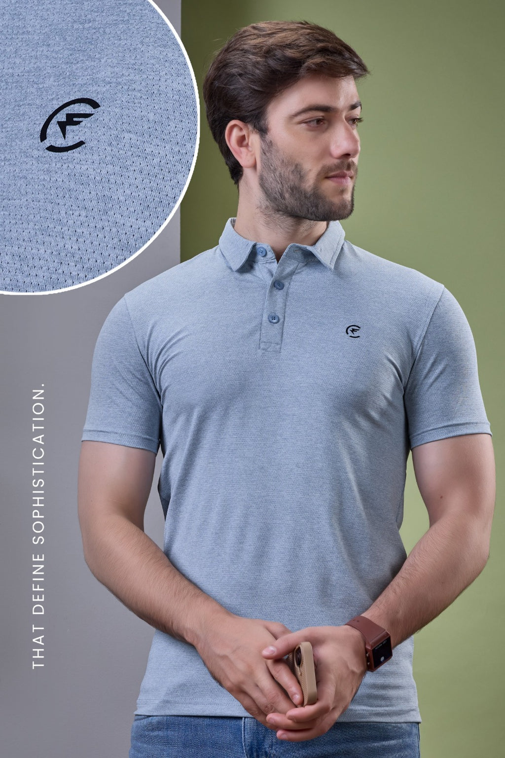 Fitrex Men's Barista Polo T-Shirt FX497