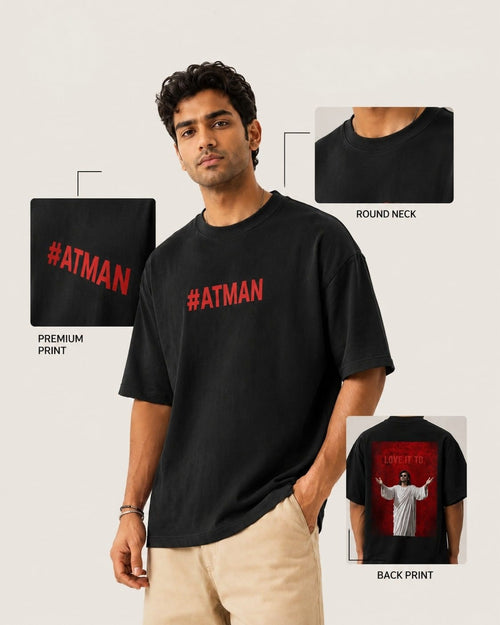 ATMAN DROP SHOULDER T SHIRT