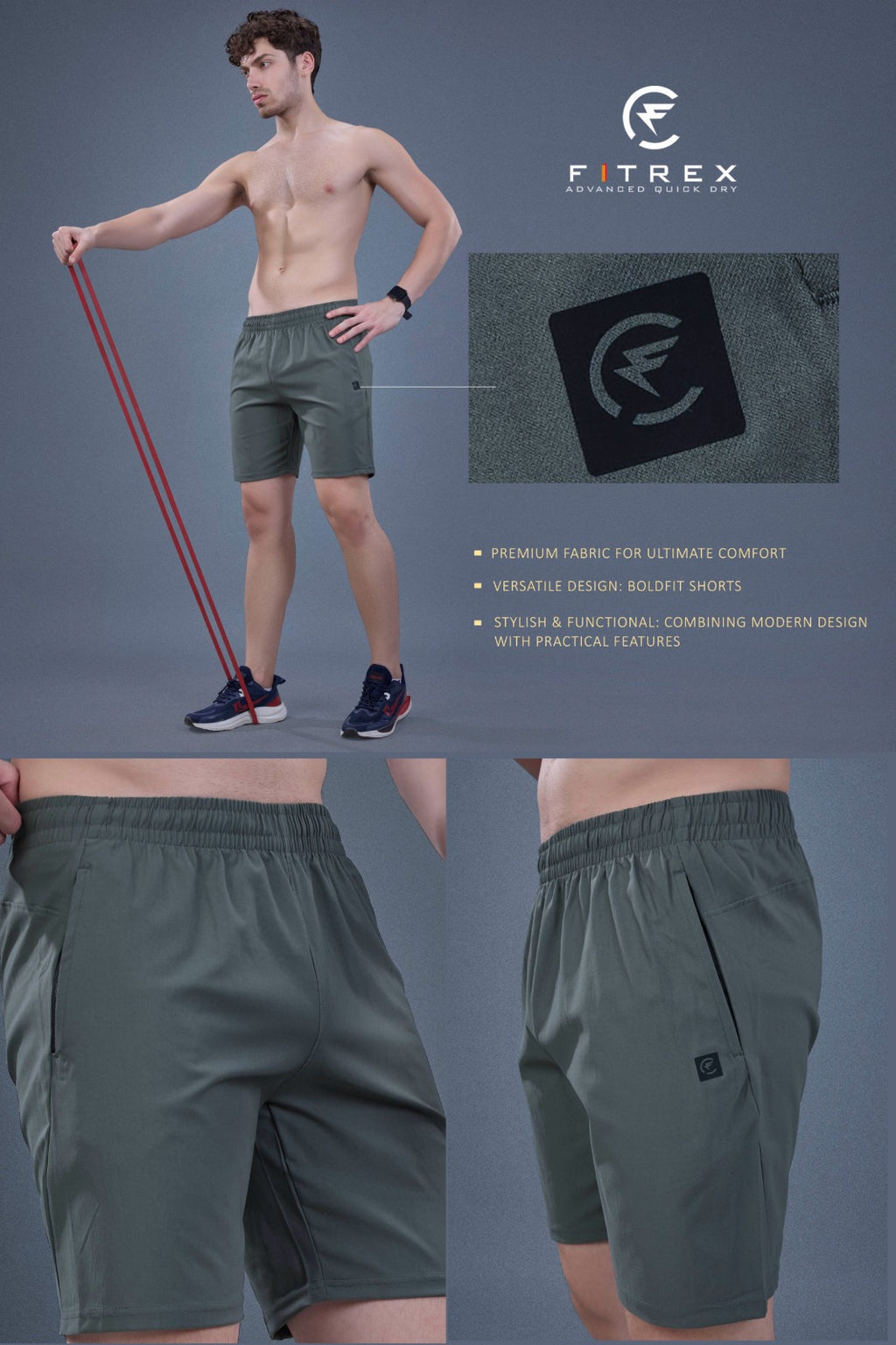 Fitrex men's Shorts - FX680