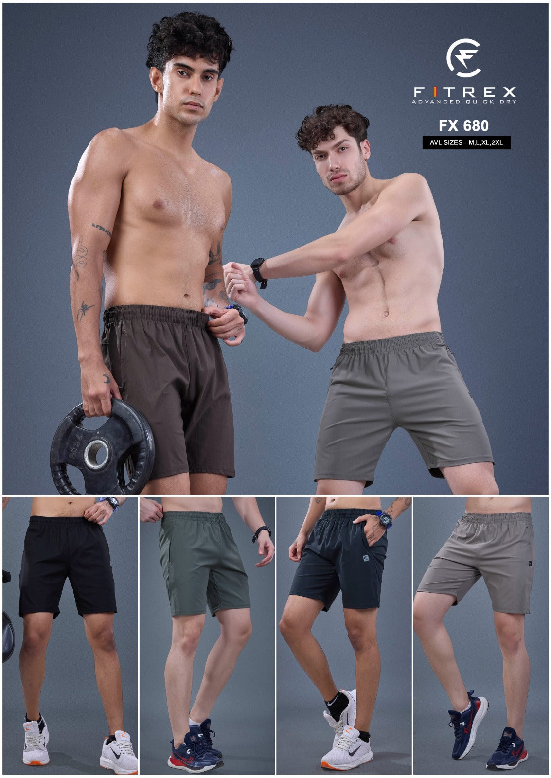 Fitrex men's Shorts - FX680