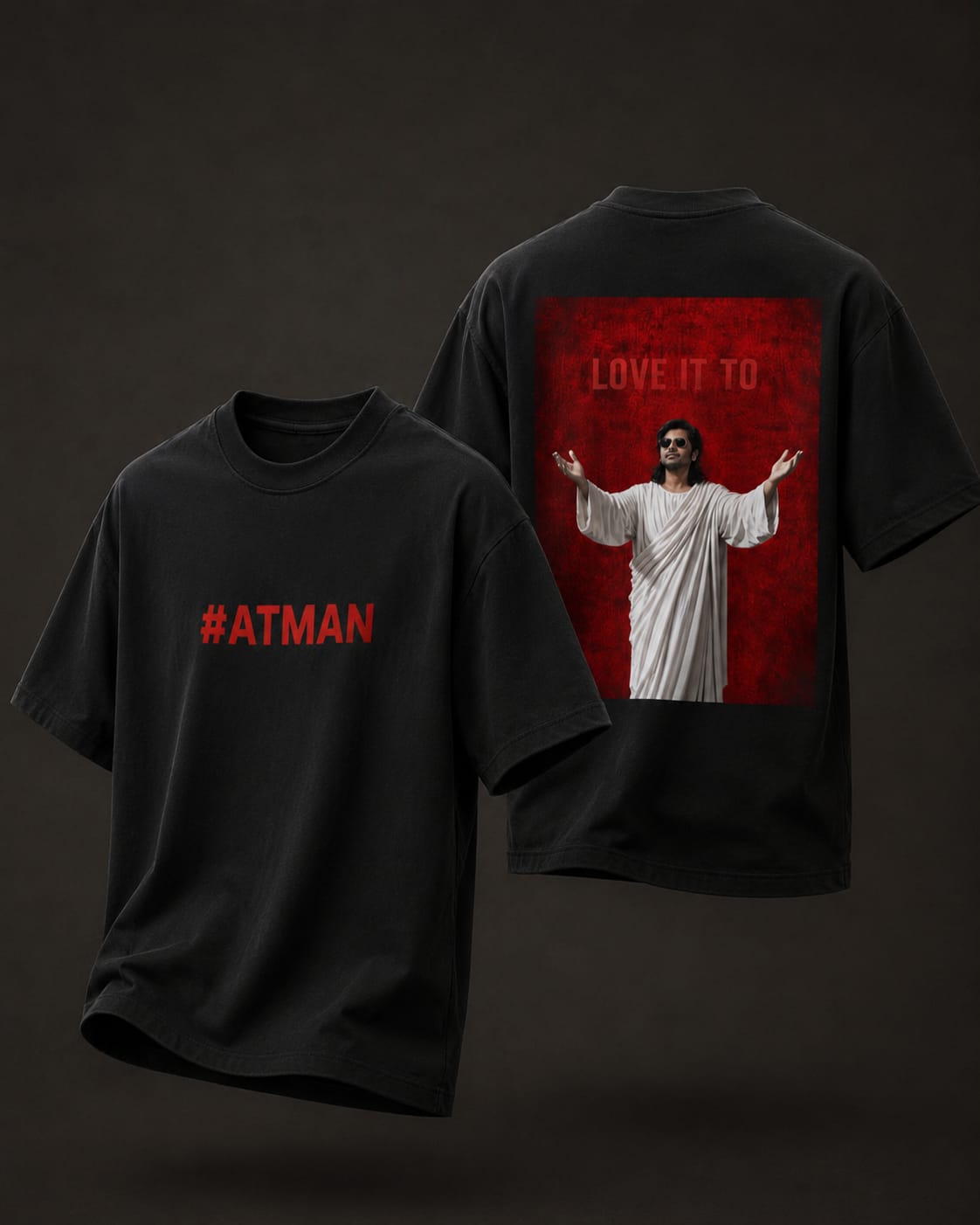 ATMAN DROP SHOULDER T SHIRT