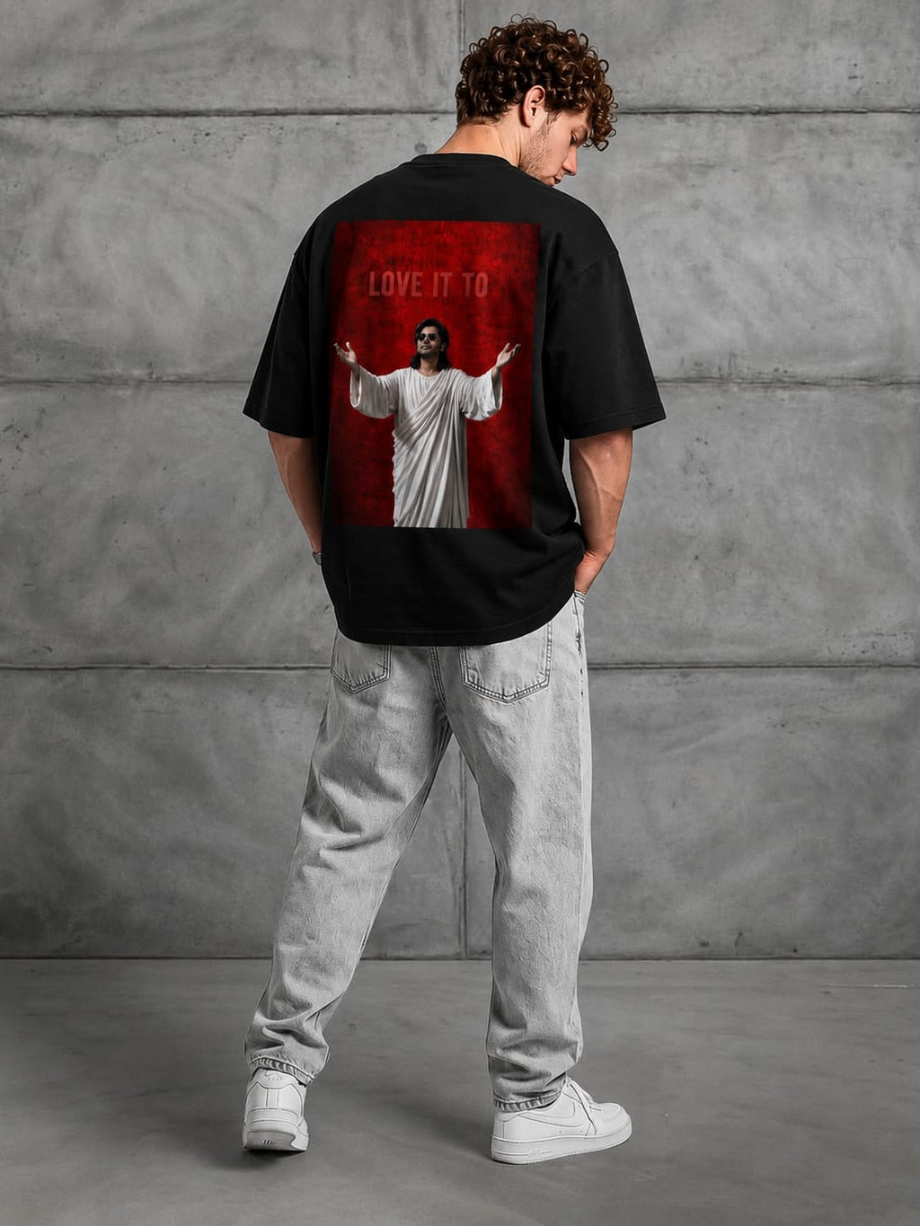 ATMAN DROP SHOULDER T SHIRT