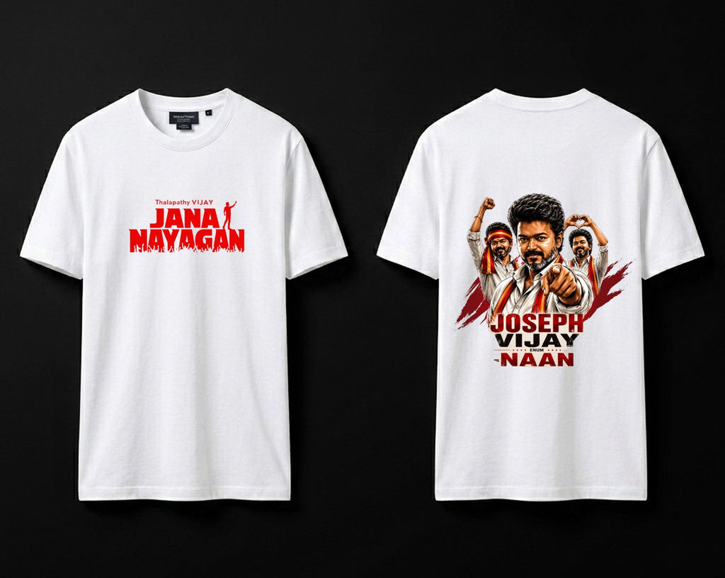 TVK VIJAY DROP SHOULDER T SHIRT
